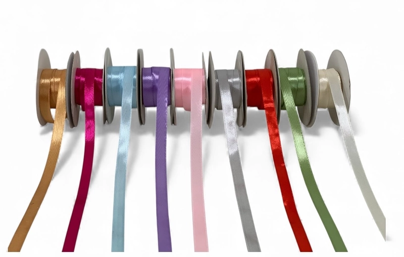 Satin Ribbon - 1cms/10 mm- Pack of 10