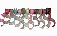 Sheer Ribbon with Gold Wired Edges