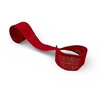 Maroon Burlap Ribbon