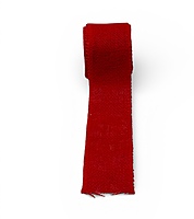 Maroon Burlap Ribbon
