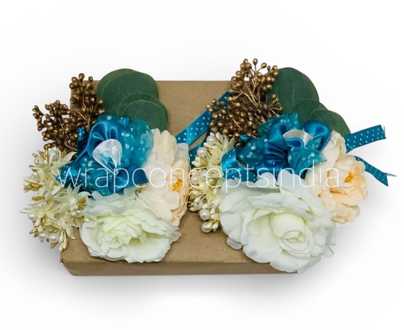 Azure Pearl Floral Ready Bunch