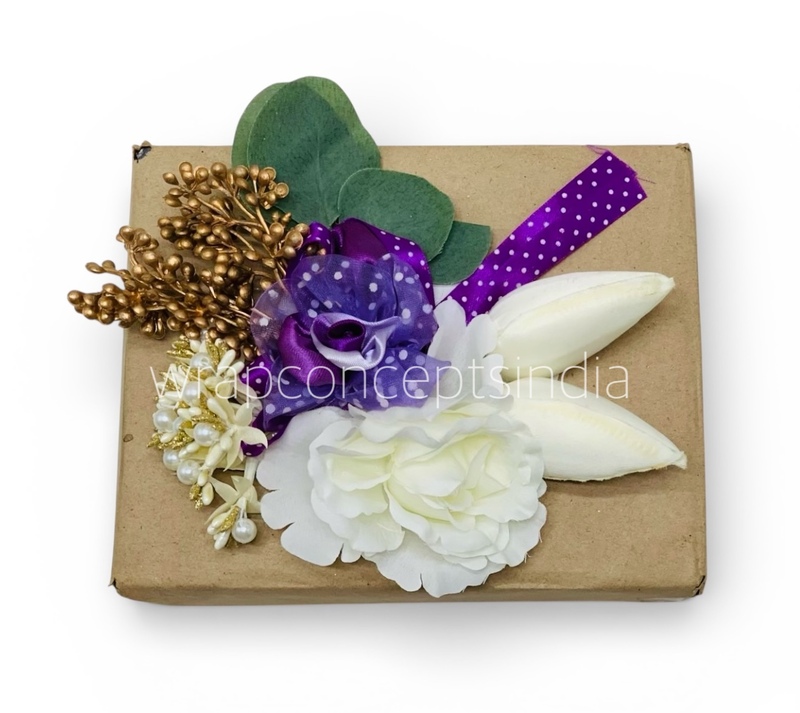 Amethyst Pearl Floral Ready Bunch