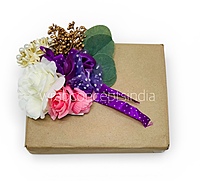 Amethyst Pearl Floral Ready Bunch