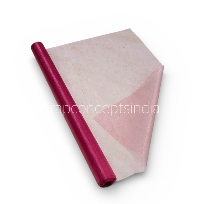Organza Plain Roll - Dusty Rose