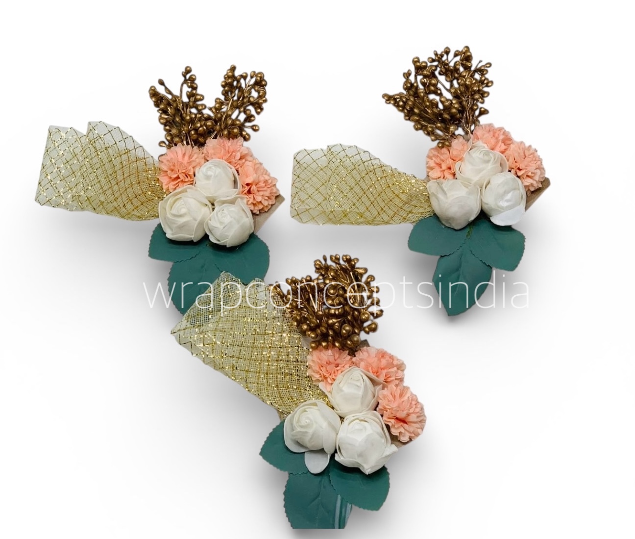 Ivory Blush Elegance Floral Ready Bunch