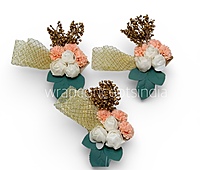 Ivory Blush Elegance Floral Ready Bunch