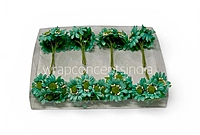 Sunflowers on stick - Sea Green