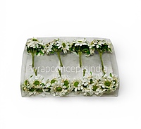 Sunflowers on stick - Ivory