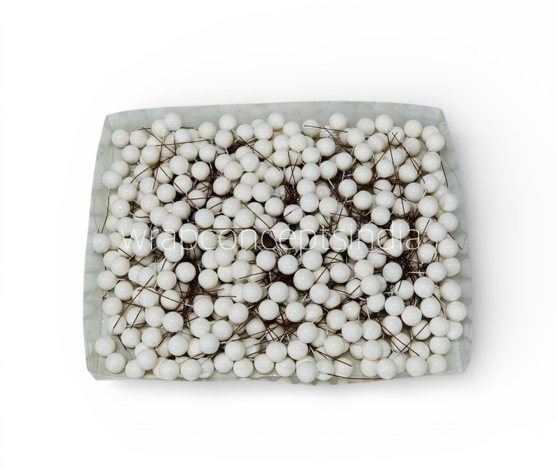 White Pearl Sticks - 15 MM-400 pcs