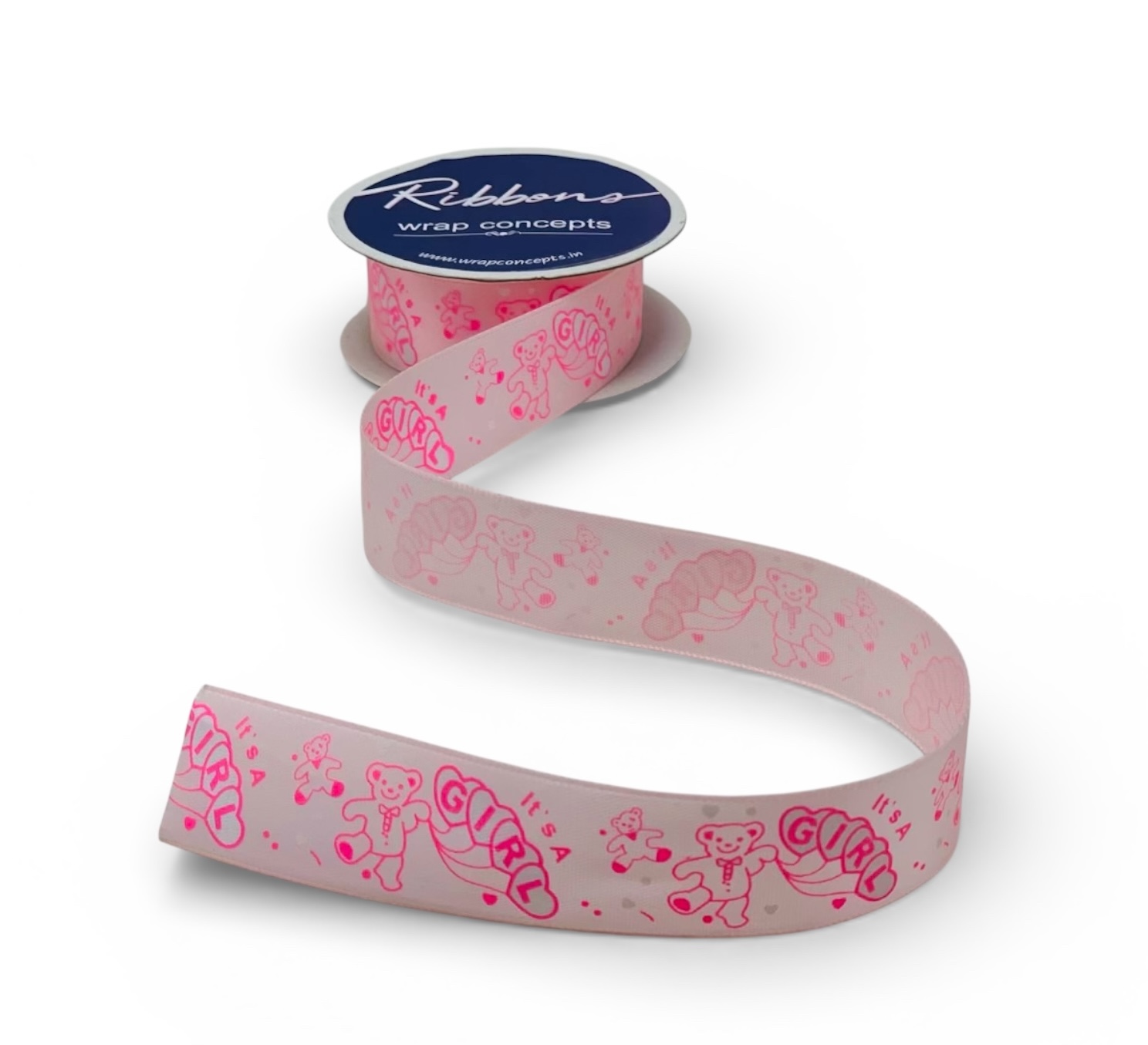 Starlight Teddy Satin Ribbon