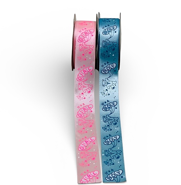 Starlight Teddy Satin Ribbon