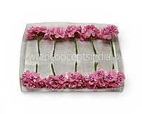 Pink Luxe Jute Flower With Pollens