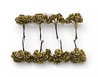 Antique Gold Shimmer Flower
