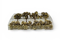 Antique Gold Shimmer Flower