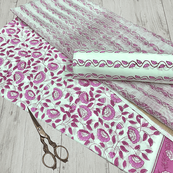 Sanganeri Block Print Suit Set #11