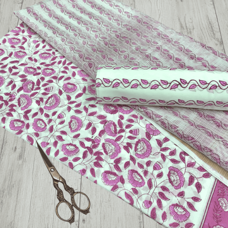 Sanganeri Block Print Suit Set #11