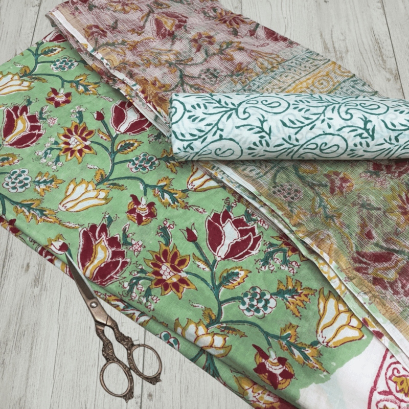 Sanganeri Block Print Suit Set #12