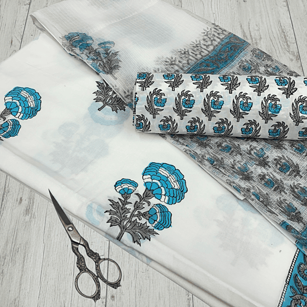 Sanganeri Block Print Suit Set #13
