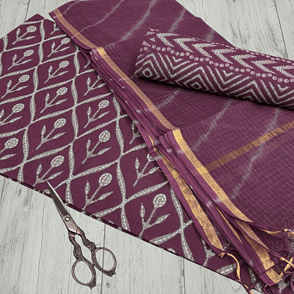 Sanganeri Block Print Suit Set #6