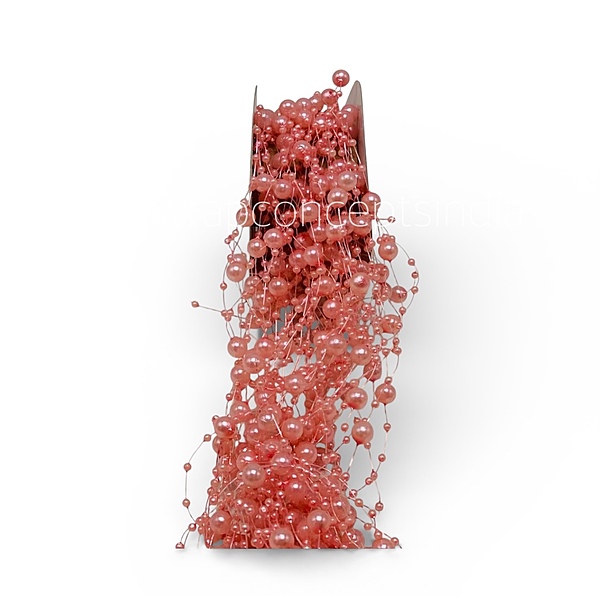 Pearl String - Coral (Pack of 50)