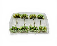 Pistachio Rose Buds on Stick