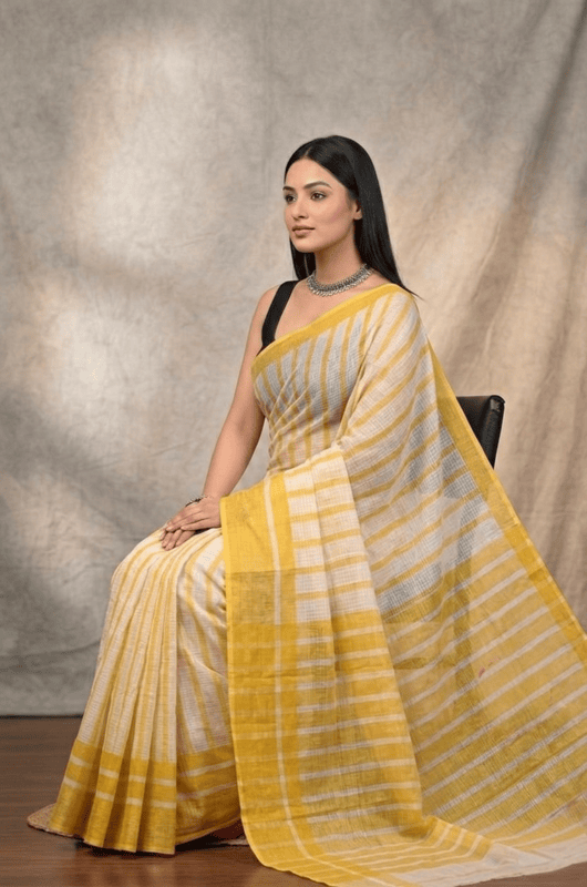 Cotton Kota Doria Saree #2