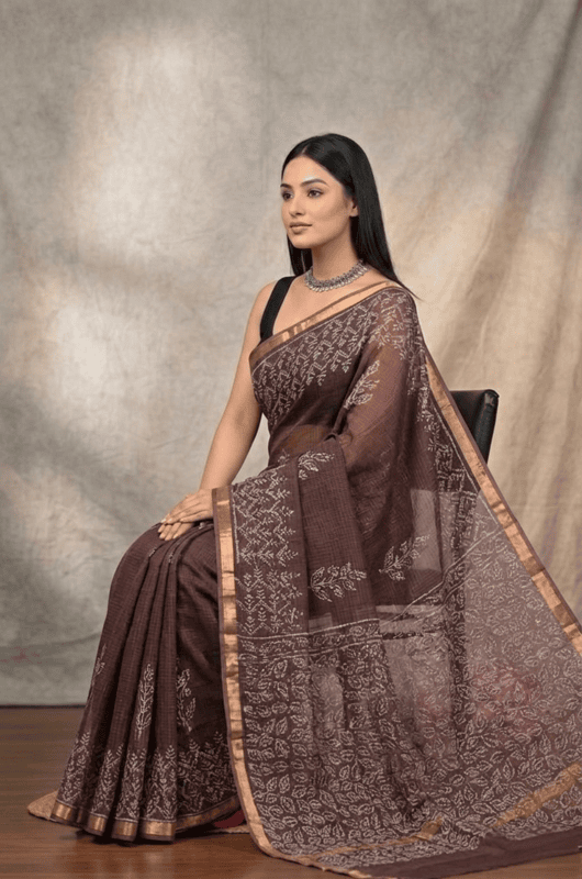 Cotton Kota Doria Saree #3