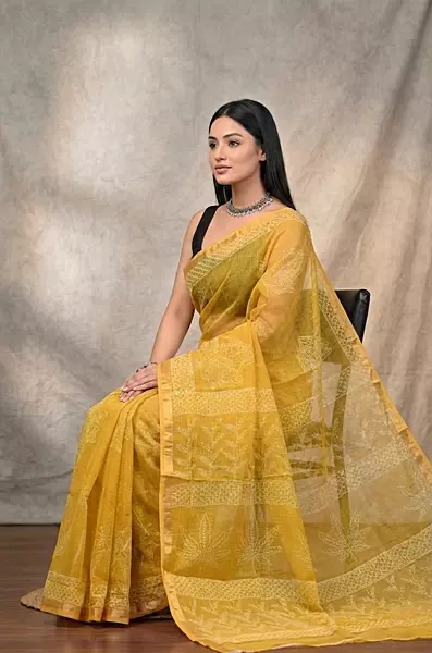 Cotton Kota Doria Saree #6