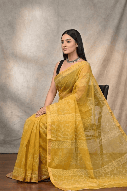 Cotton Kota Doria Saree #6