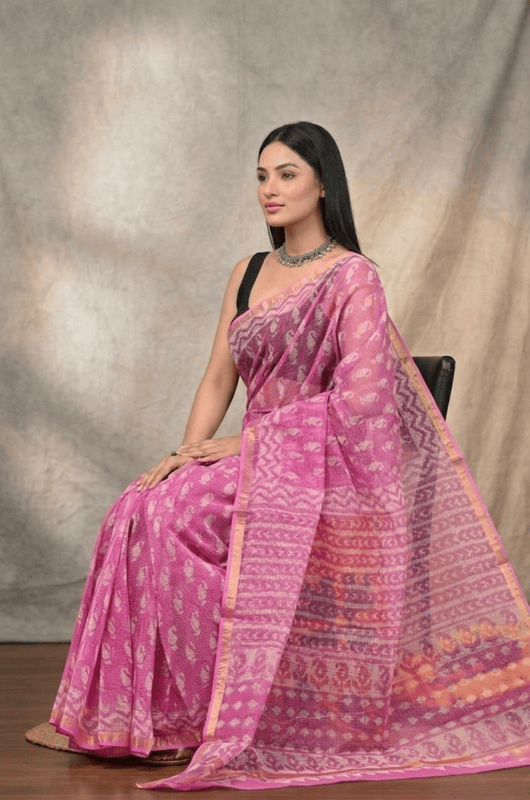 Cotton Kota Doria Saree #7