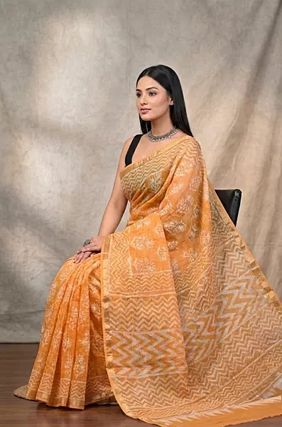 Cotton Kota Doria Saree #8