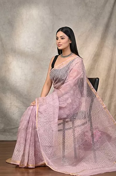 Cotton Kota Doria Saree #10