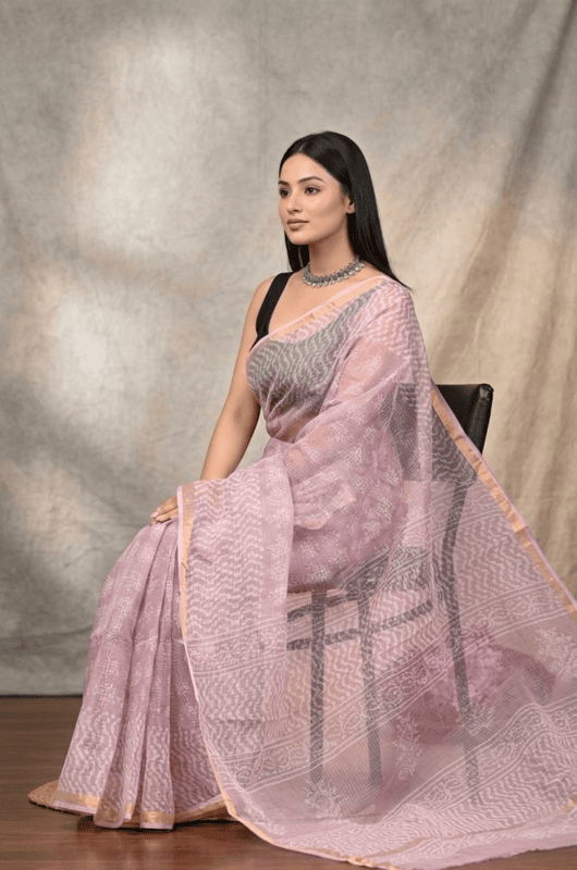 Cotton Kota Doria Saree #10