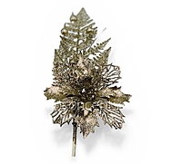 Gilded Fern Picks – Gold/Champagne (Pack of 4)