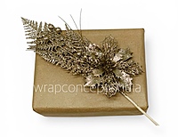 Gilded Fern Picks – Gold/Champagne (Pack of 4)