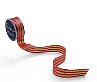 Royal Glitter  Gold Stripe Ribbon