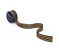 Royal Glitter  Gold Stripe Ribbon