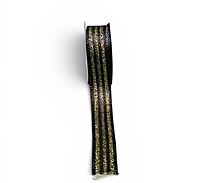 Royal Glitter  Gold Stripe Ribbon