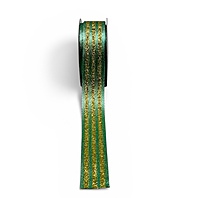 Royal Glitter  Gold Stripe Ribbon