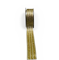 Royal Glitter  Gold Stripe Ribbon