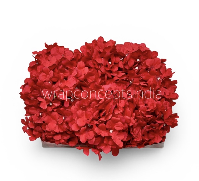 Crimson Hydrangeas