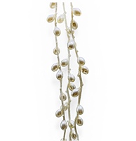Pearl Vine Spray - Ivory/Champagne