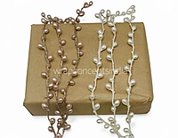 Pearl Vine Spray - Ivory/Champagne