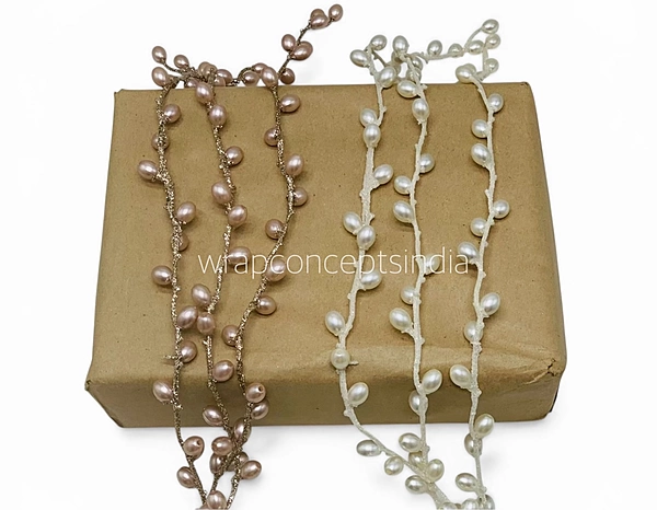 Pearl Vine Spray - Ivory/Champagne