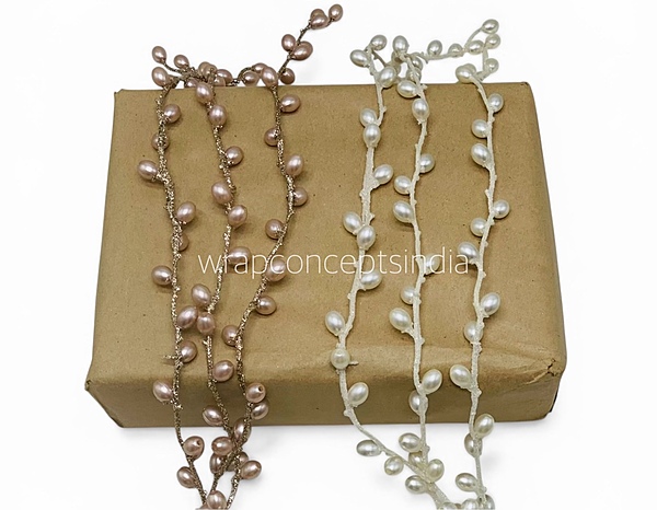 Pearl Vine Spray - Ivory/Champagne