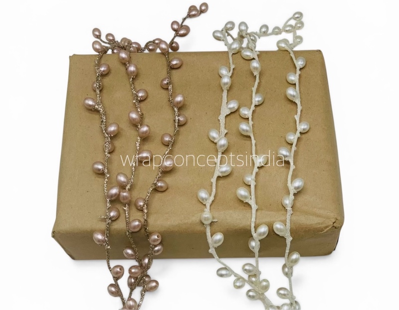 Pearl Vine Spray - Ivory/Champagne