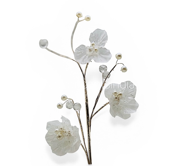 Crystal Petal Pearl Stick