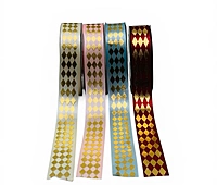 Royal Diamond Pattern Satin Ribbon
