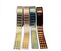 Royal Diamond Pattern Satin Ribbon