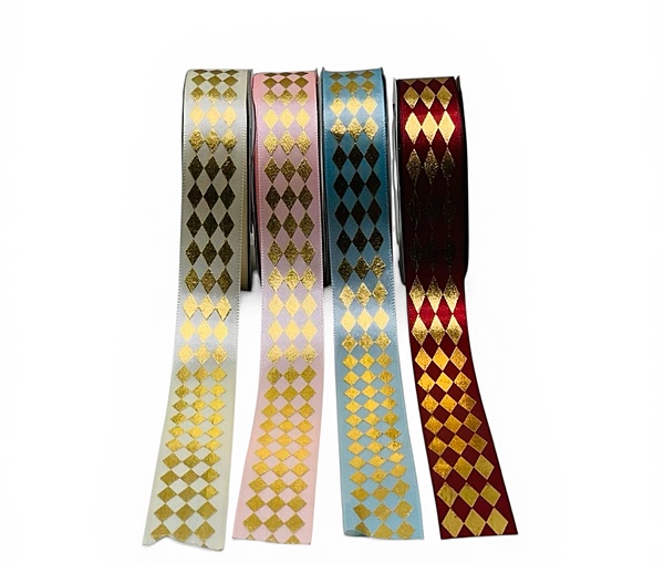 Royal Diamond Pattern Satin Ribbon